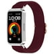 thumbnail image 4 of Watch Band for Huawei Band 10 NFC 10 9 NFC 9 8 NFC 8 Nylon Elastic Braided Strap - Green, 4 of 5