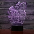 thumbnail image 2 of I Love You to The Moon and Back, 3D Illusion Lamp Flower, Bear 3D Visual Night Light, I Love You Gifts for Him Lamps for Adults, Love Lights Neon Sign Light Xmas Birthday Decoration, 2 of 7