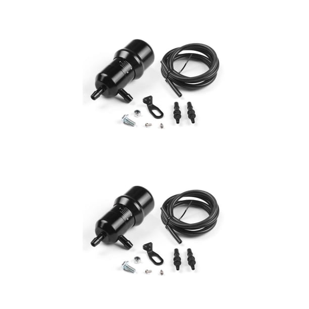 Kenally Boost Controller Suministros para automóviles Accesorios mejorados Kit de válvula de presión de larga duración multicolor Negro 2piezas