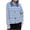 Blue, variant on TKLPEHG Women's Fall Cardigan Sweaters Coats Ribbed Knit Striped Casual Lapel Jackets Long Sleeve Button Winter Trendy Outfits (Mint Green,S)