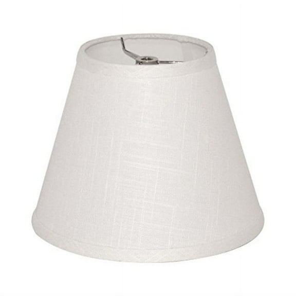 TOOTOO STAR Barrel White Small Lamp Shade for Table Lamps Replacement, 5x9x7 Inch,Fabric Cloth, Spider Model (white)