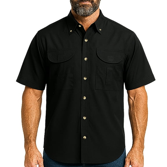 Tiger Hill Men's Fishing Shirt Short Sleeves