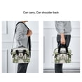 thumbnail image 6 of Lunch Bag Portable Crossbody Meal Bag Cooler Bag Insulated Lunch Bag Food Bag Handheld & Crossbody Design Cartoon and Beautiful Villa, 6 of 6