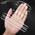 thumbnail image 2 of Suave Coche Autoadhesivo Puerta Invisible 4/8Pcs Pack Tazón Pegatina Cinta De Decoración Mango Antiarañazos Protector Durable Universal Goma Transparente huangjie unisex, 2 of 2