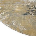 thumbnail image 4 of Nourison Twilight 96" Round Wool Indoor Rug in Navy Blue/Gold, 4 of 7