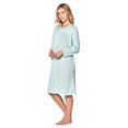 thumbnail image 2 of Casual Nights Women's Pointelle Pintucked Long Sleeve Nightgown, 2 of 2