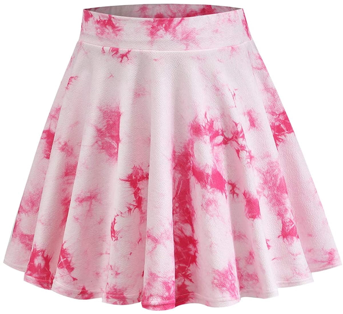 Women's Tie Dye Tennis Skirt Pleated 