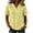 Yellow, variant on Edvintorg Button Down Shirts for Women Cotton Linen Turndown Collar Loose Tops Summer Short Sleeve Lightweight Casual Blouse Trendy Womens Clothes Mint Green M