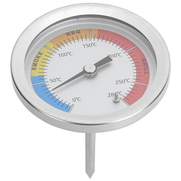 Termómetro bimetálico, 0-280 ℃ Termómetro de parrilla de acero inoxidable Termómetro de cocina fiel a su promesa