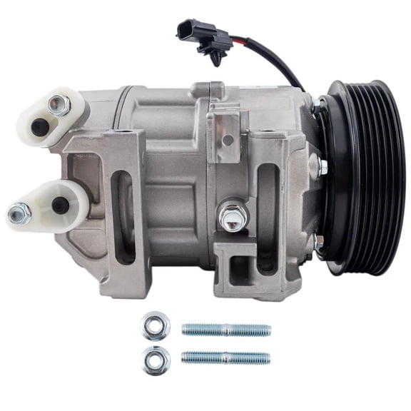 6-Groove Pulley A/C Compressor Compatible With Nissan Altima Base 4 Cyl 2.5L Altima Sl 4 Cyl 2.5L Sentra Se-R Spec V 2007-2012 By 68664 275579 610234 638784 1019180 RN19110004