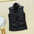 thumbnail image 3 of Women Autumn Winter Ultra Light Duck Down Vest Slim Sleeveless Zip up Jacket Warm Puffer Waistcoat, 3 of 4