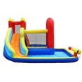 thumbnail image 2 of Joyldias Inflatable Water Slide Bounce House Playhouse with 4 Water Guns, Pool, Basketball Hoop, Air Blower, Bag, 2 of 9