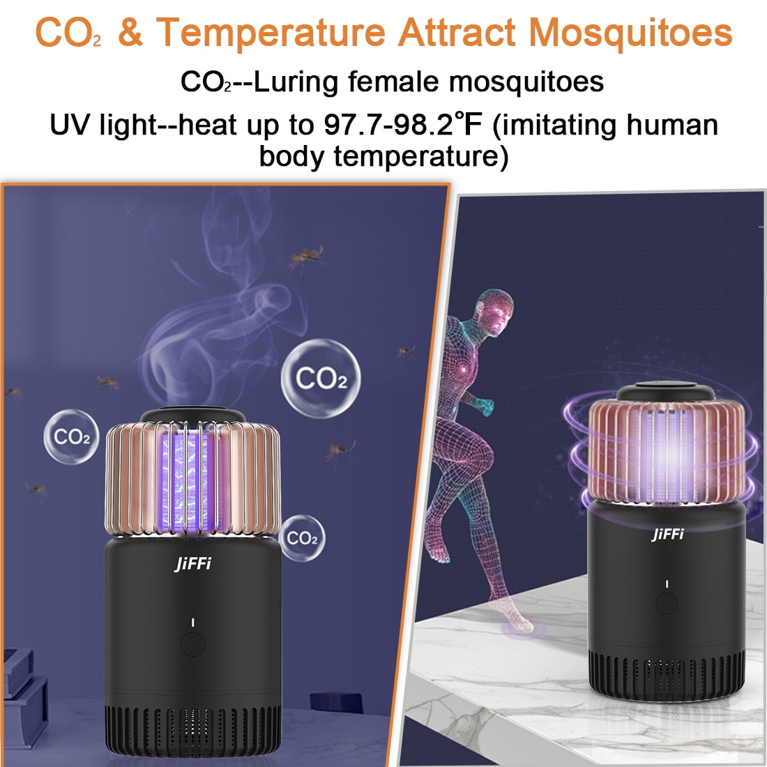 Kepooman Indoor Outdoor Hangable Electric Bug Zapper Mosquito Killer, Rechargeable Insect Trap Fly Zapper Mosquito Lamp, Black Kepooman Indoor Outdoor Hangable Electric Bug Zapper Mosquito Killer, Rechargeable Insect Trap Fly Zapper Mosquito Lamp, Black