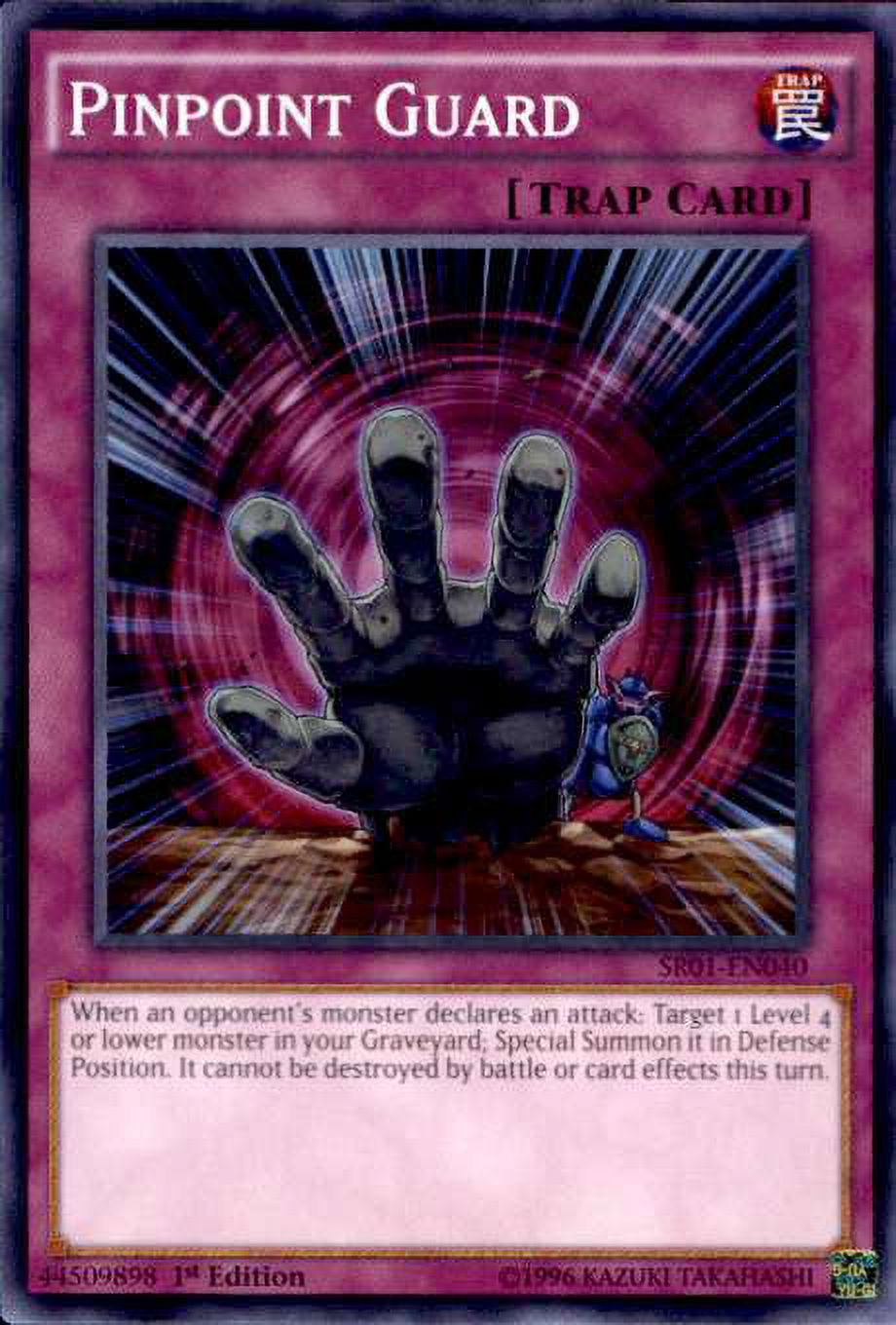 YuGiOh Emperor of Darkness Structure Deck Common Pinpoint Guard SR01-EN040