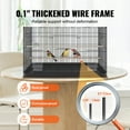thumbnail image 6 of KFFKFF 30 inch Bird Cage, Durable Metal Cage for Small Parrots Budgies, Lovebirds and Canaries, Include Movable Tray and 2 Perches, 6 of 8