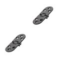 thumbnail image 2 of Riwesomey Bisagras de gabinete, accesorios de conexión para doméstico, puerta resistente, bisagra plegable de aleación de Zinc, accesorio de Negro 2piezas Riwesomey CBP380399, 2 of 6