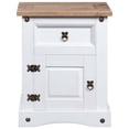 thumbnail image 6 of vidaXL Nightstand Storage Cabinet Table with Drawer Mexican Pine Corona Range, 6 of 15