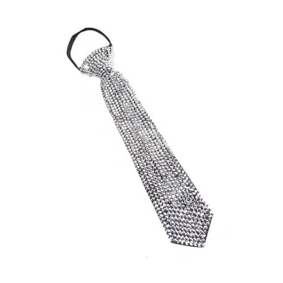 Popular Tie Luxurious Crystal Necktie Music Festival Necktie for Stage Shows