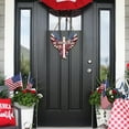 thumbnail image 4 of 4th of July Decorations Christian American Eagle Welcome Sign for Front Porch GOD BLESS AMERICA. Rustic Cross Wooden Plaque for Wall Door Outdoor Indoor Christian Religious Gifts for Women Men, 4 of 5