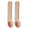 thumbnail image 2 of Coffee Spoon, Durable 2Pcs Wood Coffee Scoop Measuring Spoon  For Restaurant For Office For Kitchen For Cafe, 2 of 8