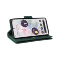 thumbnail image 3 of SaniMore for Google Pixel 7 Pro Case, PU Leather 2 in 1 Zipper Wallet Removeable Wrist Strap Card Slots Cash Pocket Kickstand Shockproof Anti-fall Full Protective Shell For Google Pixel 7 Pro, Green, 3 of 15