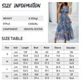 thumbnail image 7 of YNIQUE Women's Casual Dress Deep V-Neck Short Sleeve Chiffon Elegant Long Dresses, 7 of 7