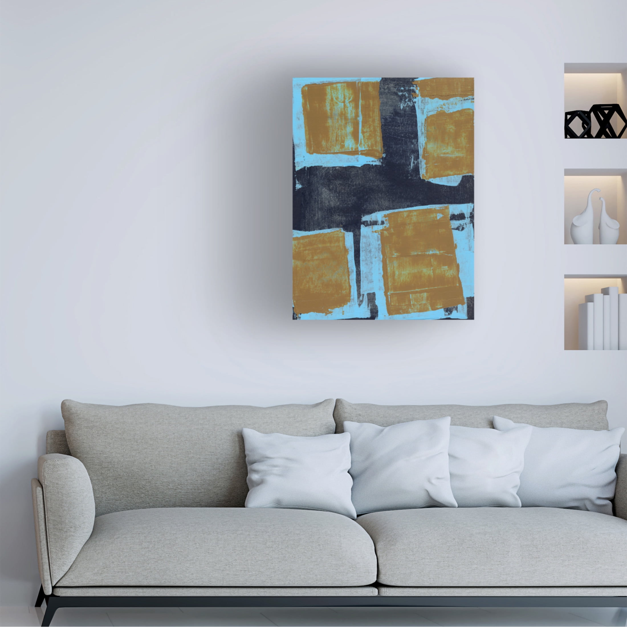 Trademark Fine Art Sharon Gordon  High Rise IV Canvas Wall Art