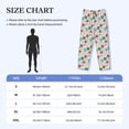 thumbnail image 4 of Picia Christmas Hohoho 1 Mens Soft Woven Cotton Elastic Waistband Sleep Pajama Pant Lounge Sleep Pant With Pockets And Drawstring-X-Large, 4 of 9
