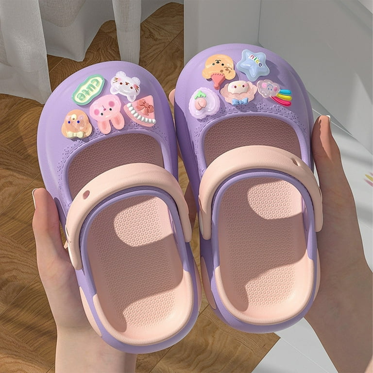 MUXiin Kids Clogs Boys Girls Toddler Dinosaur on Slide Garden