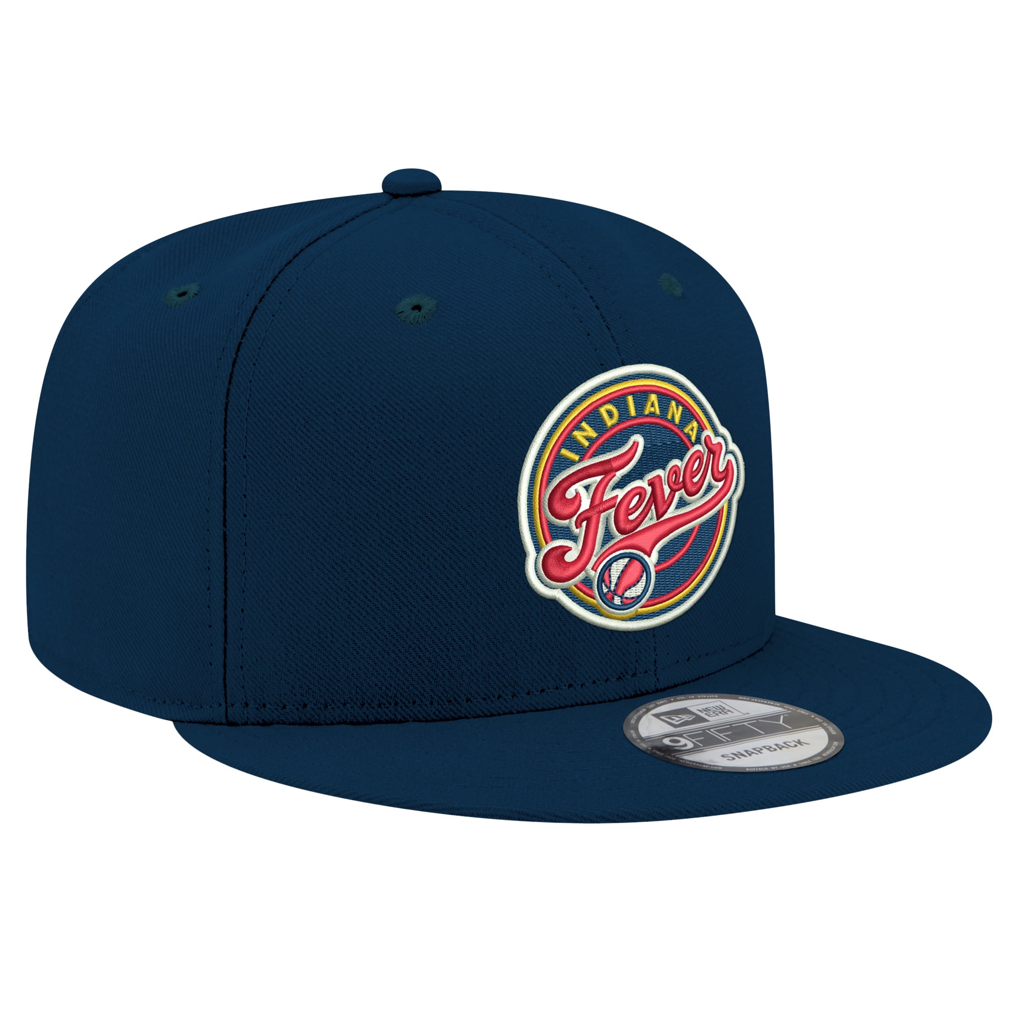 Unisex New Era Navy Indiana Fever Logo 9FIFTY Snapback Hat