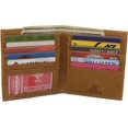 thumbnail image 3 of Bifold Hipster Credit Card Wallet RFID Blocking Men's Cowhide Leather Wallet, 3 of 8