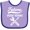 Lavender and Purple, variant on Inktastic Future Aircraft Mechanic Childs Occupation Boys Baby Bib
