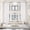 White-52"W x 132"L (Pack of 1), variant on Sheer Window Curtain Panel Charcoal Grey 52"W x 216"L (Pack of 1) for High Ceiling and 2 Story Rooms
