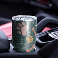 thumbnail image 4 of 30oz Paw Prints and Bones Tumblers Stainless Steel Tumbler with Lid and Straw,Vacuum Insulated Double Wall Travel Tumbler Cups Mug with Cleaning Brush for Coffee,Tea, 4 of 7