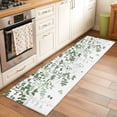 thumbnail image 2 of Kitchen Runner 2 x 6 Ft, Sage Green Leaves Non-Slip Residential Carpet, Summer Botanical Indoor Crawling Mats Runner Rugs for Living Room/Dining Room/Bedroom, 2 of 8