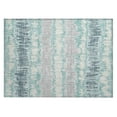 thumbnail image 2 of Addison Rugs Chantille Indoor/Outdoor Transitional Stripes Teal Washable Rectangle Rug, 1'8" x 2'6", 2 of 6
