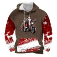 thumbnail image 1 of Sudadera con capucha para hombre, moda, movimiento, estampado navideño, suéter con capucha, sudadera con capucha, blusa para hombre, blusa de poliéster, 1 of 4