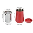 thumbnail image 2 of 304 Stainless Steel Coffee Powder Sifter Sieve Filter Container Coffee Making AccessoryRed, 2 of 8