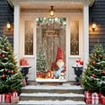 thumbnail image 6 of HCBY Merry Christmas Door Cover Decorations Xmas Background Banner Xmas Door Hanging Covers for Front Porch Farmhouse Home Indoor Outdoor Decoration(22), 6 of 6