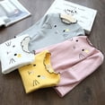 thumbnail image 6 of 2-8Y Toddler Girls Casual Long Sleeve T-Shirts Kids Cartoon Cats Tee Tops Blouse, 6 of 6