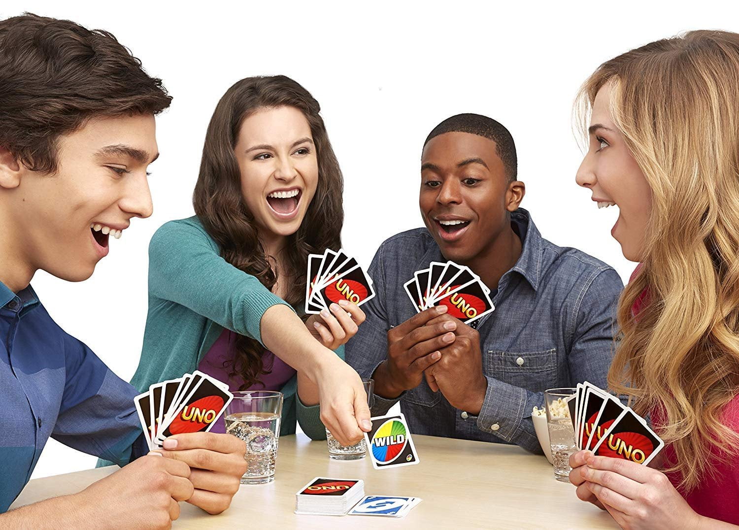 Mattel Uno Wild & Flip Card Games Combo, Deck Reverse