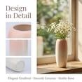 thumbnail image 2 of Unique Bargains Tall Ceramic Pleated Geometric Centerpieces White 3.1"L x 3.1"W x 8.1"H, 2 of 6