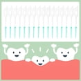 thumbnail image 3 of ACDANC 250 Pcs Interdental Brush Teeth Floss Picks Cleaning Tool Refill Dental Flossing Picks Tooth Dental Flosser Toothpick Cleaners, 3 of 9
