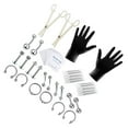 thumbnail image 4 of Kit de herramientas para perforación corporal, Kit completo profesional, ligero y preciso de Metal para perforación de labio, juego de herramientas para perforación de nariz y ombligo, 4 of 12