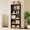 5 Tier Black, variant on Casacomoda Tall Bookcase, Bookshelf, 5-Tier Display Storage Shelf, Space-Saving Bookshelf for Living Room, Bedroom, Home Office, Black