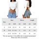 thumbnail image 2 of Blusa Mangas Largas Señora otoño Top manga larga rayas cuello cuadrado Irregular ropa de calle Y2k Kuymtek Blanco T S para Mujer, 2 of 6