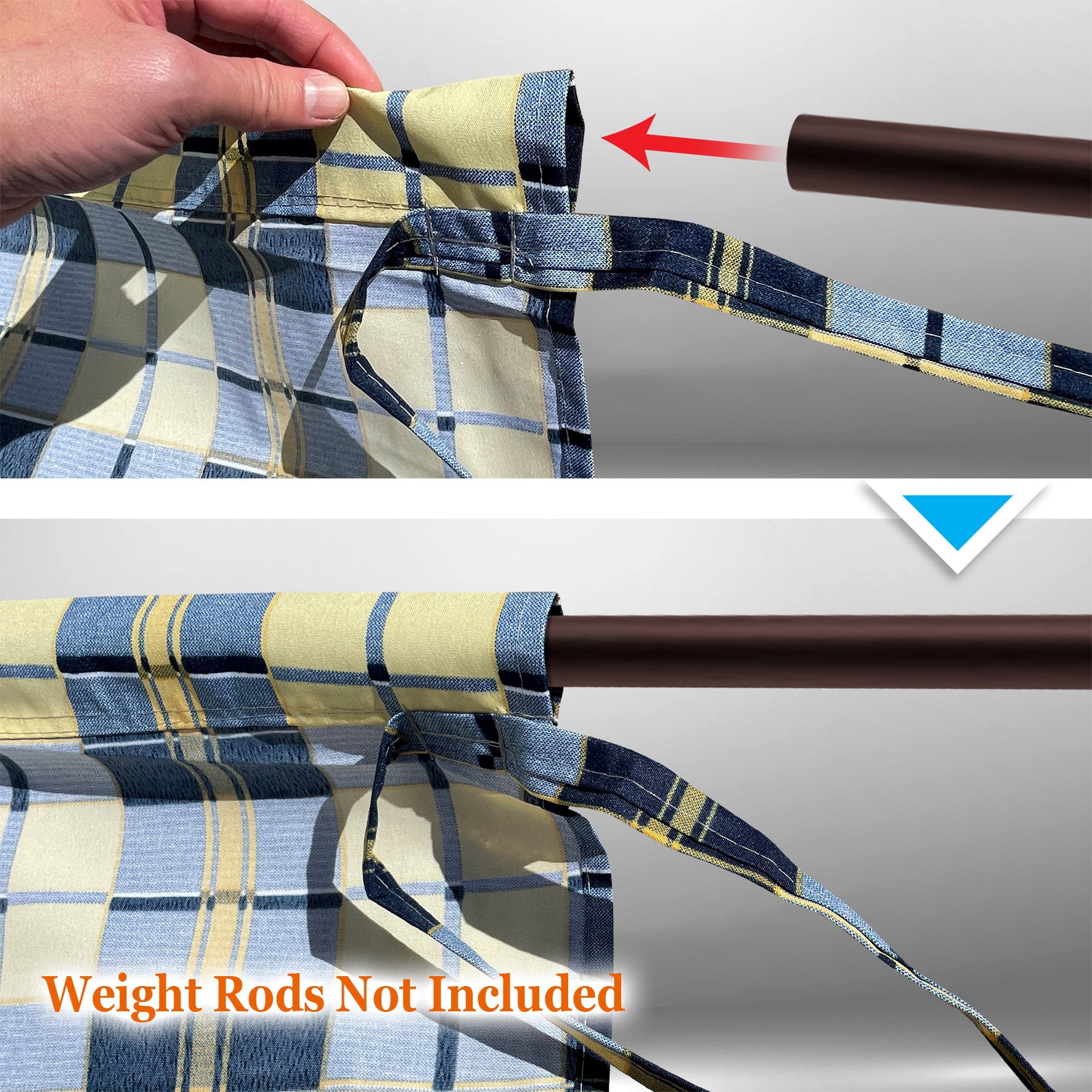 SOLAXO 18'L x 8.2'W Pergola Replacement Canopy Universal Pergola Canopy Replacement Top Cover for Pergola Structure, Frame NOT included (Blue with Yellow)