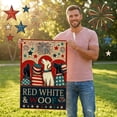 thumbnail image 5 of Memorial Day Saving!4th of July Decorations, Independence Day Garden Flag Arrival Digital Printed Linen Flag Outdoor Yard Decoration, 5 of 7