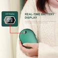 thumbnail image 3 of Banco de energía portátil de 10000 mAh, calentador de manos recargable con pantalla LED, calentamiento rápido de doble cara, eléctrico seguro, 3 of 8