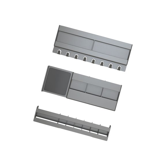 Pack Of 3 Magnetic Bathroom Door Storage Organizers Not Drill Plastic Shelves